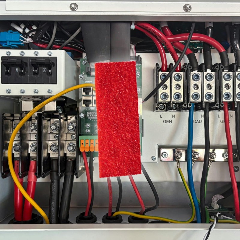 ASPP Sticker 25x100mm GASZENIE ROZDZIELNI do 7L taśma ogniochronna ABC/E