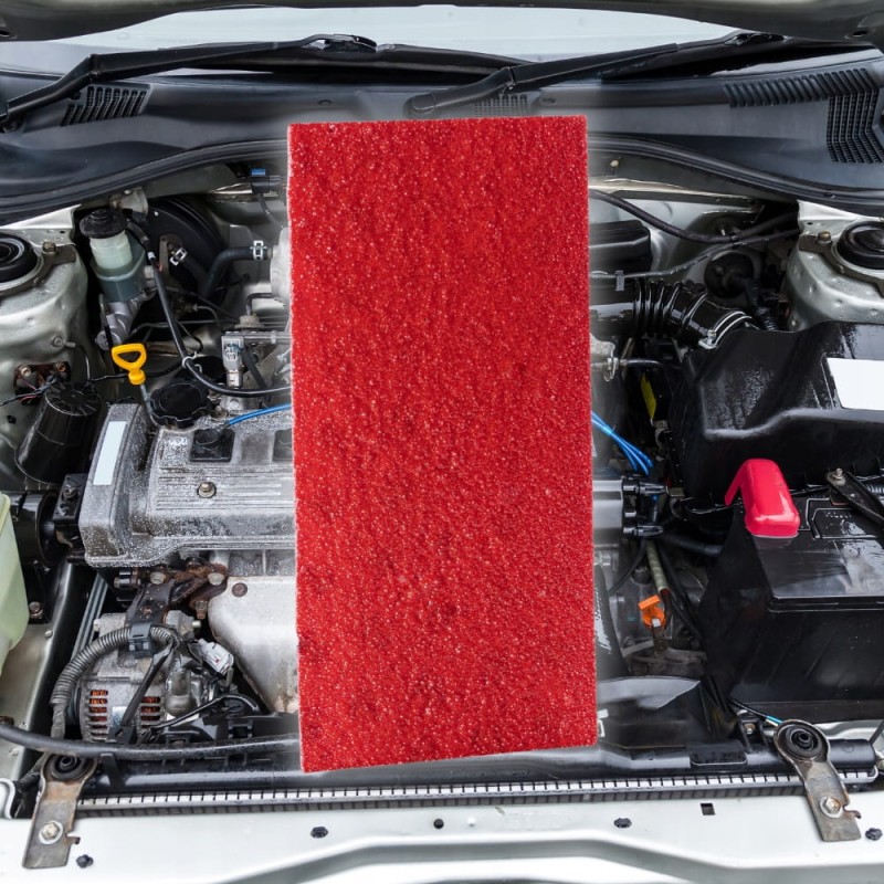 ASPP Sticker 200x100mm GASZENIE ROZDZIELNI do 65L taśma ogniochronna ABC/E