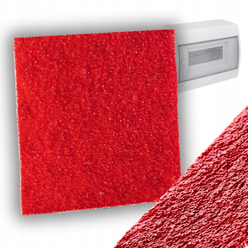 ASPP Sticker 100x100mm GASZENIE ROZDZIELNI do 30L taśma ogniochronna ABC/E