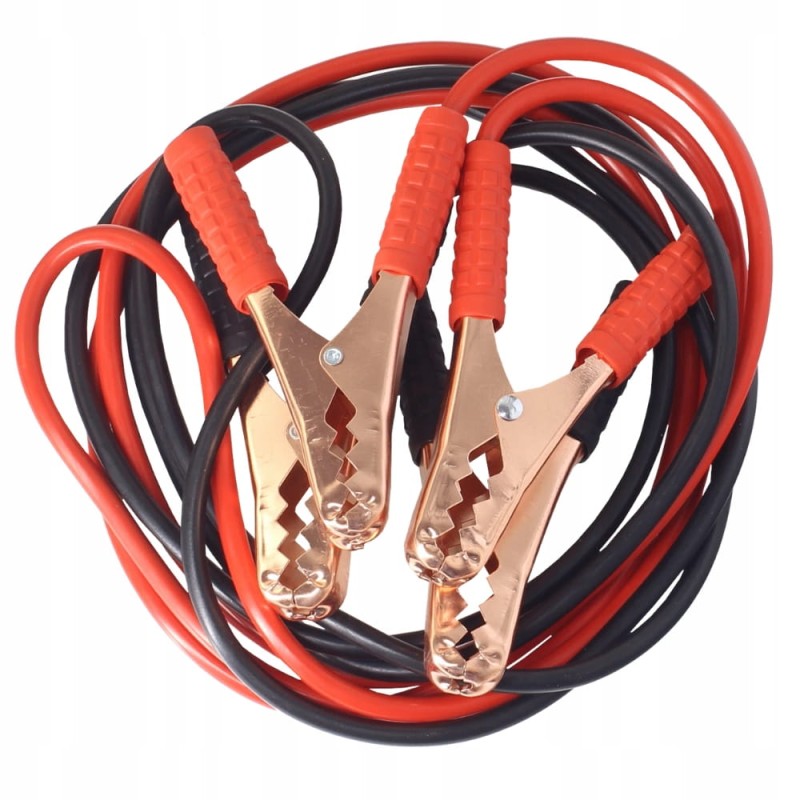 Solidne Kable Rozruchowe Przewody 400A 2M Przekrój 8mm² Mocne Miedziowane