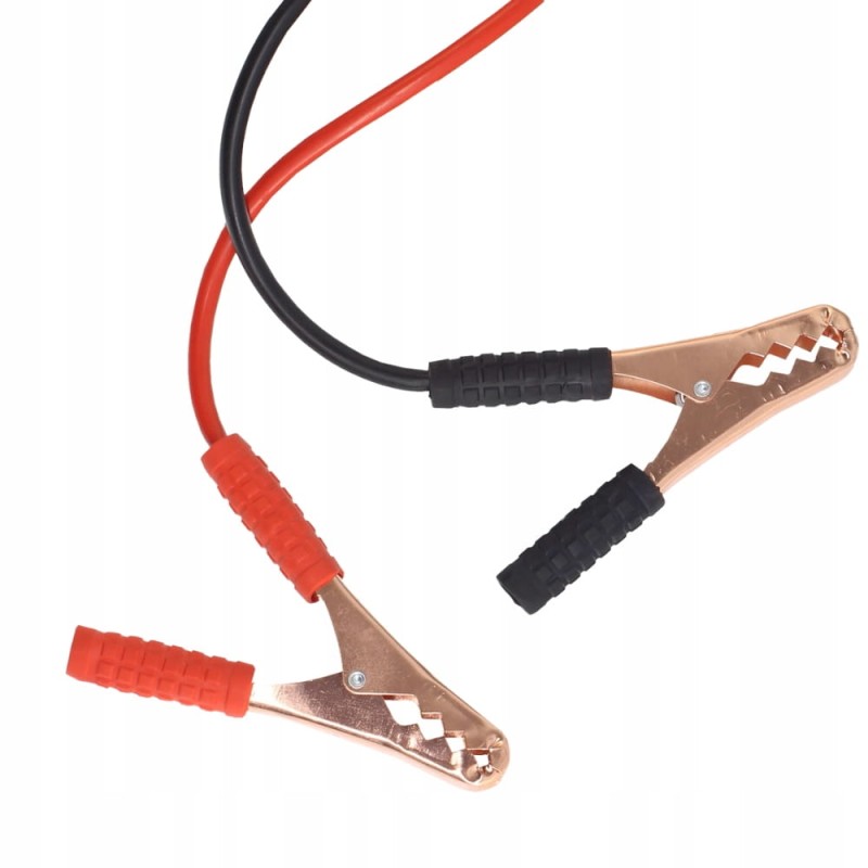 Solidne Kable Rozruchowe Przewody 400A 2M Przekrój 8mm² Mocne Miedziowane