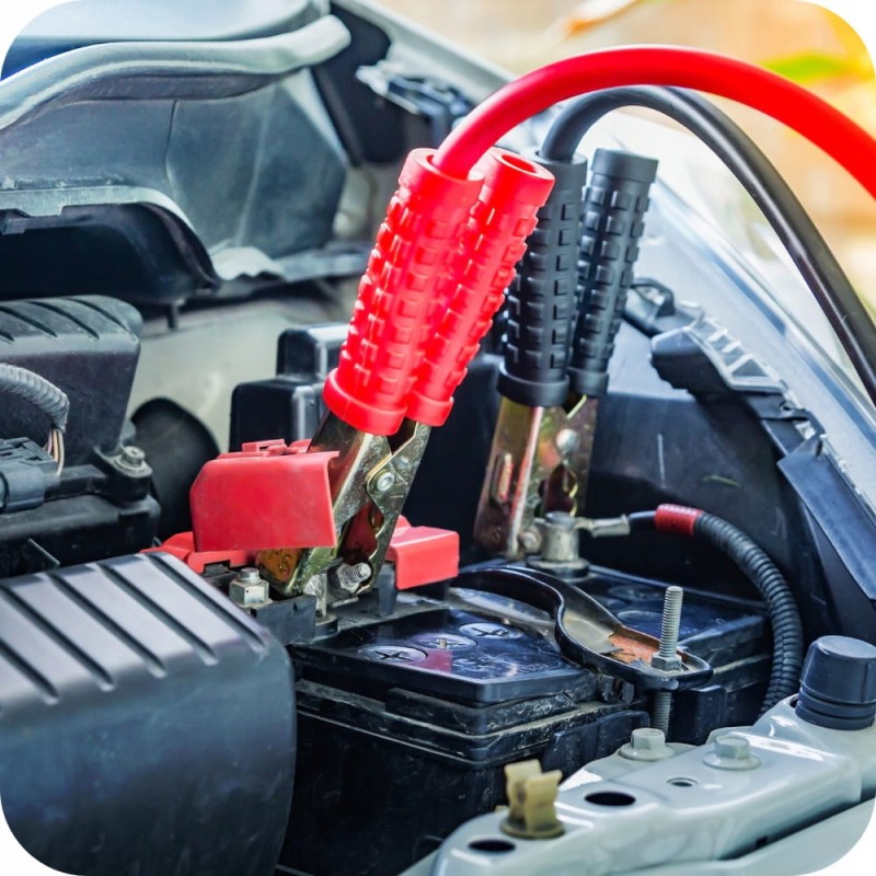 Solidne Kable Rozruchowe Przewody 400A 2M Przekrój 8mm² Mocne Miedziowane