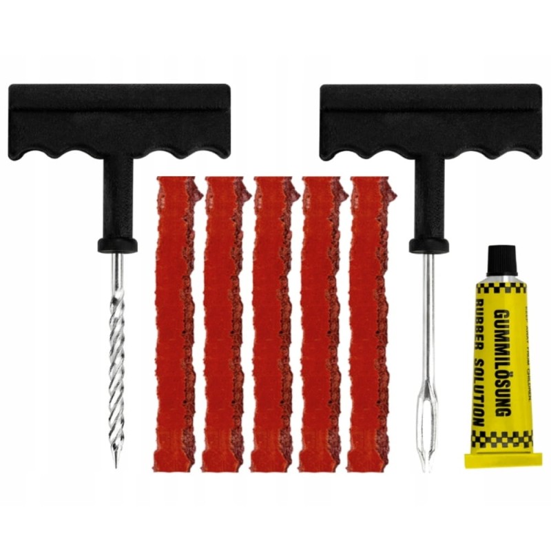 Zestaw Naprawczy Do Opon Samochodowych Kół Opony Koła Sznury Szydło Frez