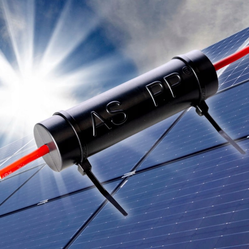 ASPP Connector Box 4szt Obudowa złącza kabla solarnego MC4 z plastrem ASPP