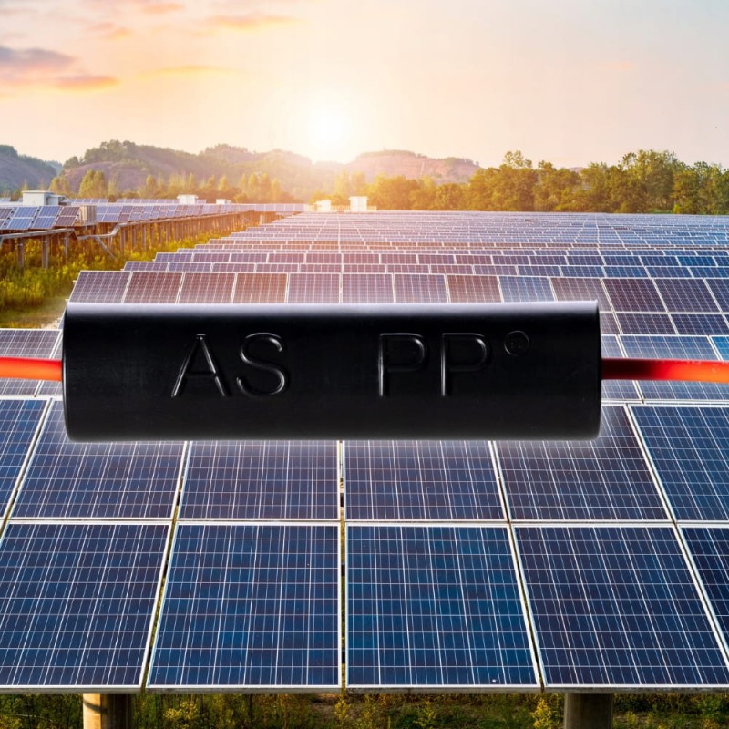 ASPP Connector Box 4szt Obudowa złącza kabla solarnego MC4 z plastrem ASPP