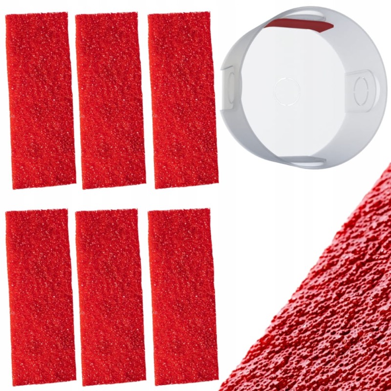 ASPP Sticker S 35x15mm GASZENIE GNIAZDKA ELEKTRYCZ taśma ogniochronna 6szt.