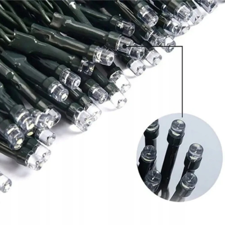 Lampki Choinkowe 300 Led Świąteczne Zewnętrzne Wewnętrzne Multikolor 17,5m