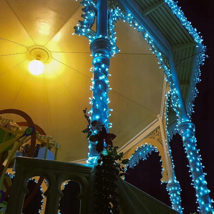 Lampki Choinkowe 500 Led Świąteczne Zewnętrzne Wewnętrzne Zimne Białe 33m