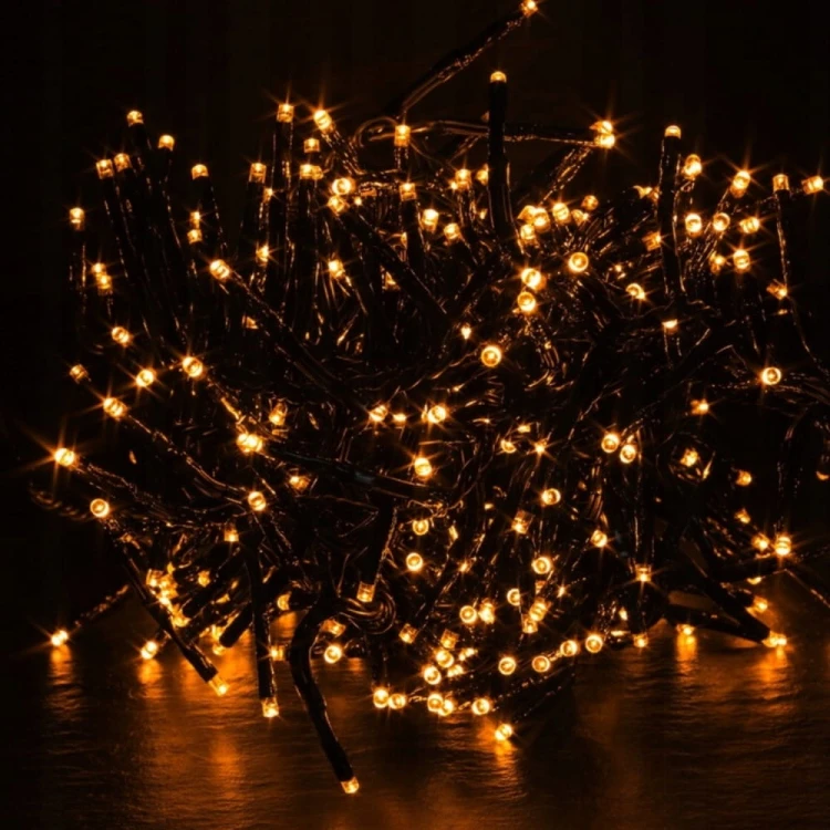 Lampki Choinkowe 500Led Świąteczne Zewnętrzne Wewnętrzne Ciepły Białe 33m