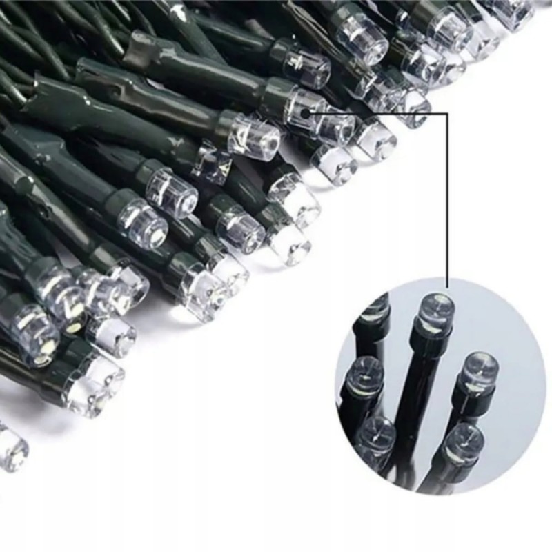Lampki Choinkowe 500 Led Świąteczne Zewnętrzne Wewnętrzne Multikolor 33m