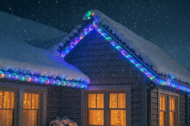 Wąż Świetlny Zewnętrzny 720LED Lampki Choinkowe IP44 30m Programator Multi