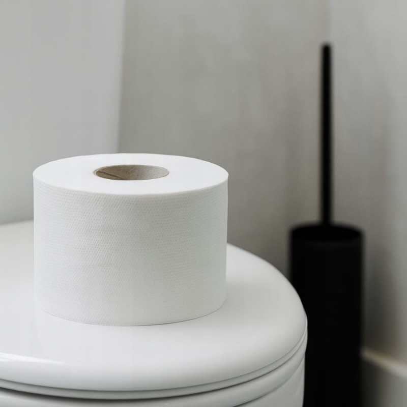 Papier toaletowy do podajnika JUMBO Premium biały 2W celuloza 100m 12 rolek
