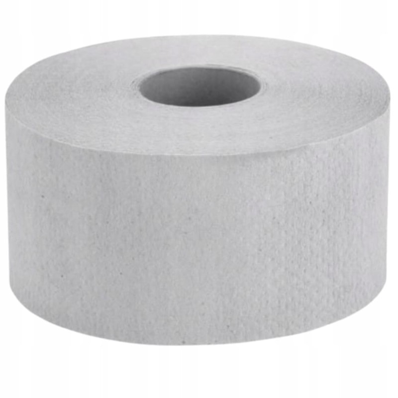 Papier toaletowy Makulatura do podajnika JUMBO 105m Szary 12 rolek Gofrowan