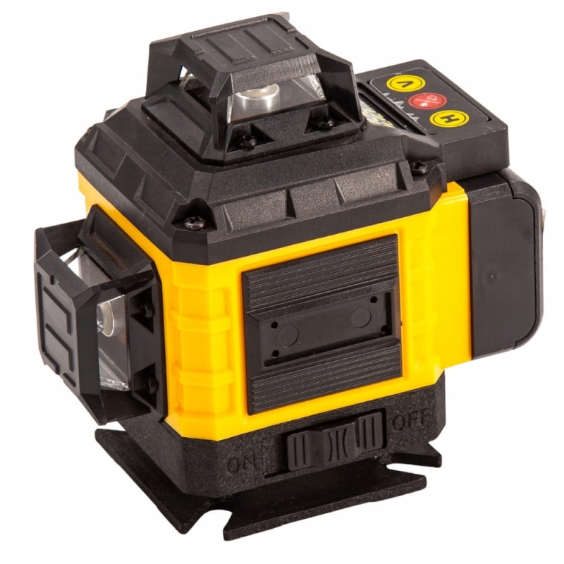 Poziomnica Laserowa Poziomica 4D 16 Linii Krzyżowa 360° Laser Zestaw Statyw