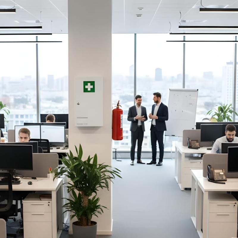 Apteczka Pierwszej Pomocy Apteczka Zakładowa Ścienna Stalowa DIN 13147 "50"