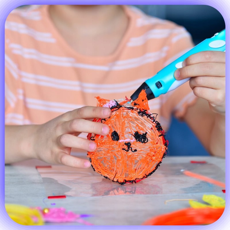 Wkład do Długopisu 3D Filament PLA Wielokolorowy Drukarka 5m x 20szt 100m