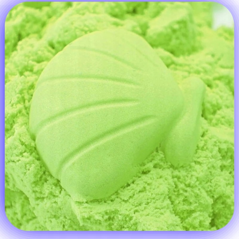 Piasek Kinetyczny zestaw 6kg Piaskownica Basen Foremki Zestaw Plastyczny