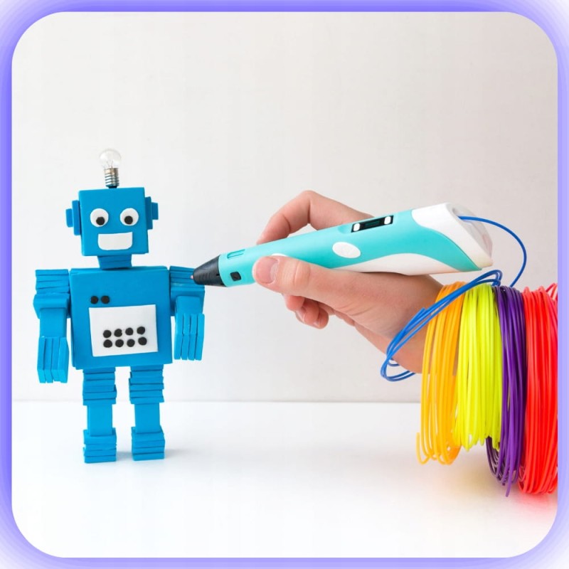 Długopis 3D Dla Dzieci Drukarka 3D Magiczny Długopis 3D + 10M Filamentu