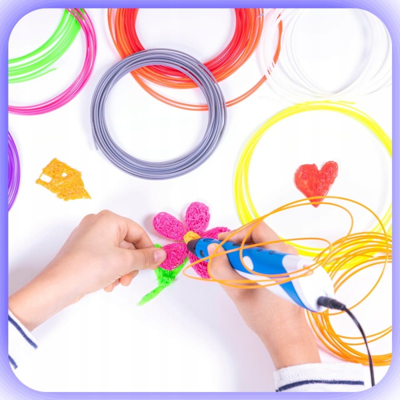 Długopis 3D Dla Dzieci Drukarka 3D Magiczny Długopis 3D + 10M Filamentu