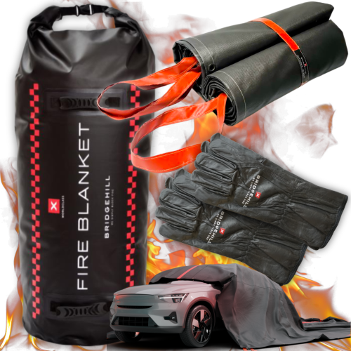 Płachta Gaśnicza Samochodowa 6x8m Koc do Gaszenia Samochodów i Akumulatorów Li-ion