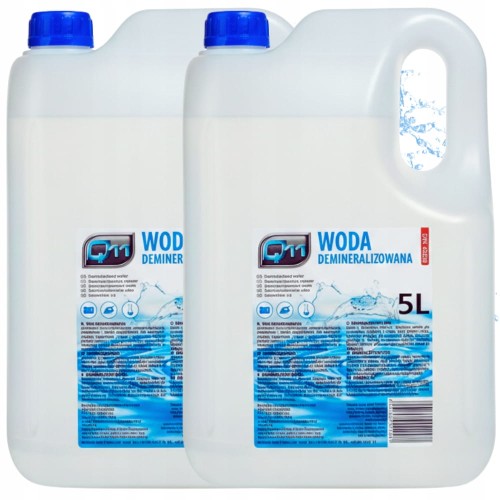 Woda Demineralizowana 10L Destylowana najwyższa czystość Premium 2x5L