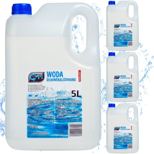 Woda Demineralizowana 20L Destylowana najwyższa czystość Premium 4x5L