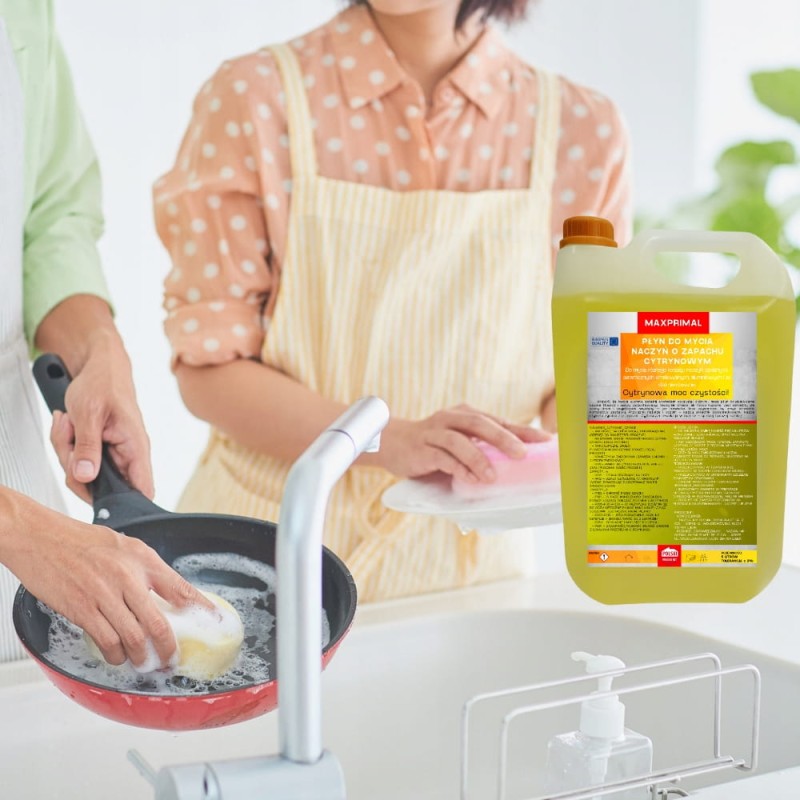 Płyn do Mycia Naczyń 5000 ml Cytrynowy 5L