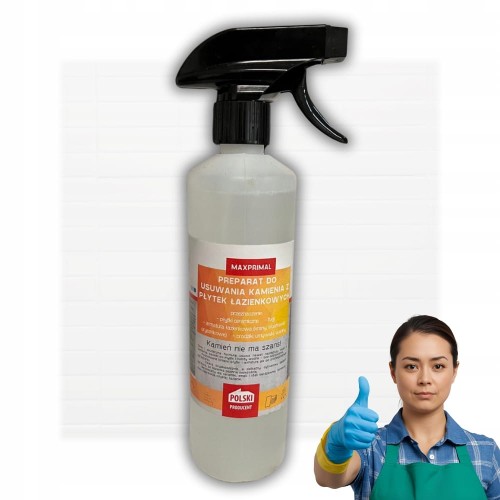 Płyn do Czyszczenia Łazienki Płytek Usuwający Kamień Odkamieniacz 500ml