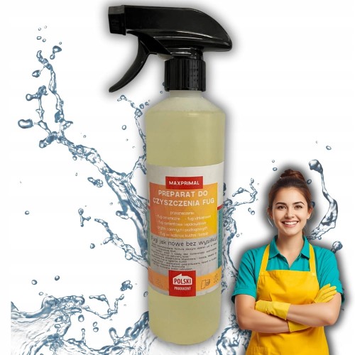 Płyn do Czyszczenia Mycia Fug Cementowych i Epoksydowych Spoin 500ml Silny