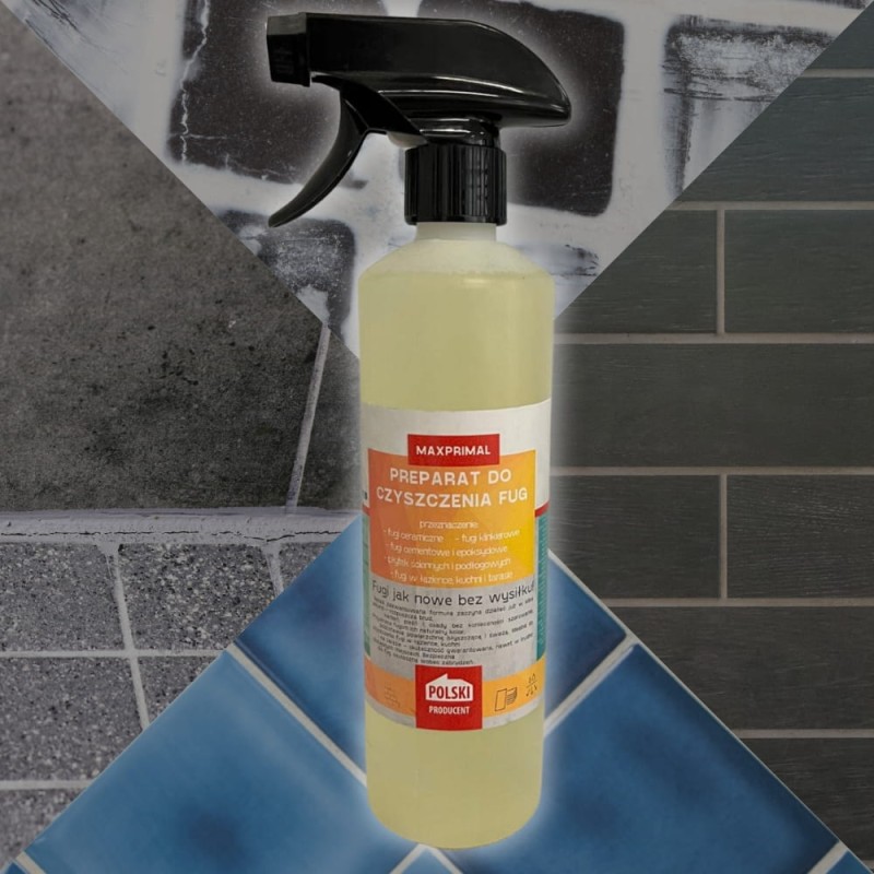 Płyn do Czyszczenia Mycia Fug Cementowych i Epoksydowych Spoin 500ml Silny