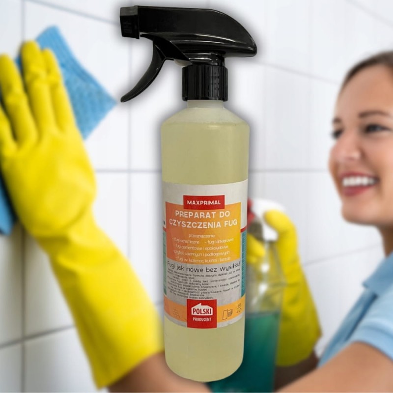 Płyn do Czyszczenia Mycia Fug Cementowych i Epoksydowych Spoin 500ml Silny