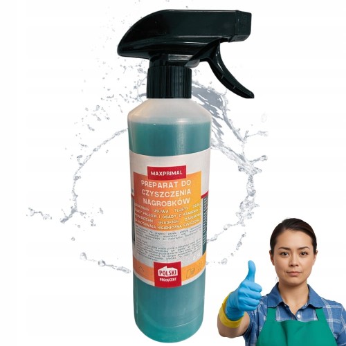 Płyn Preparat do Mycia Nagrobków 500ml Silny Czyści Kamień i Osady