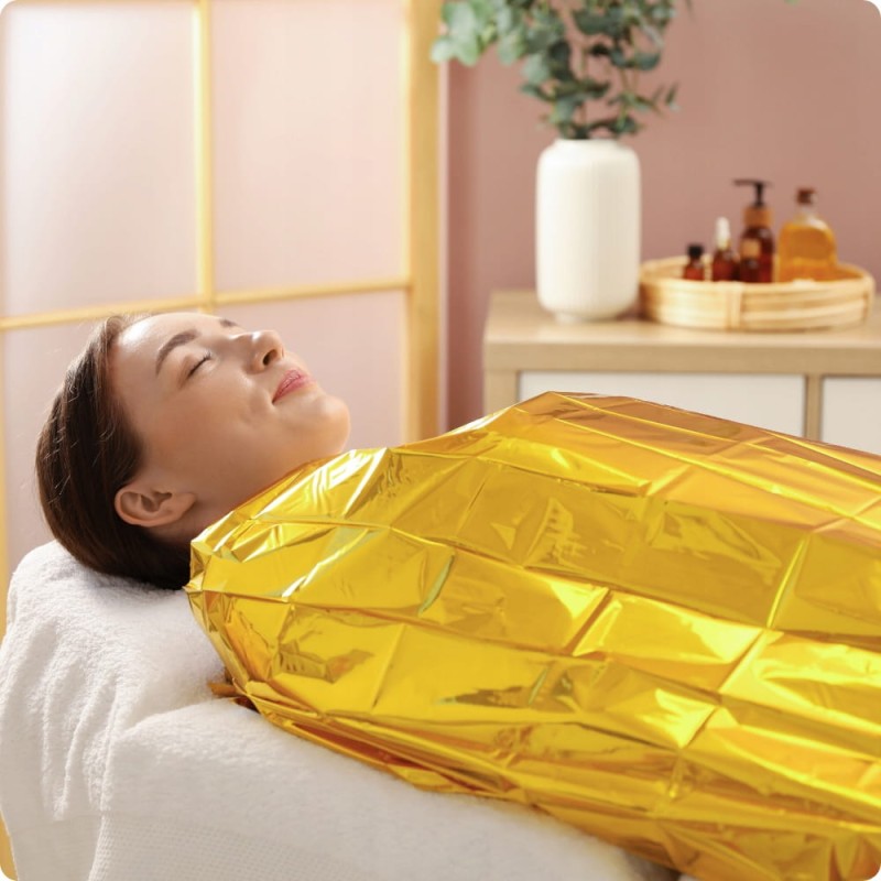 Koc Ratunkowy Termiczny 160x210cm NRC Folia Termoizolacyjna Mata Życia