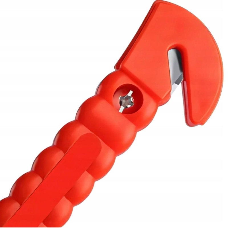 Młotek Bezpieczeństwa Ze Zbijakiem Szyb Samochodowych I Przecinakiem Pasów