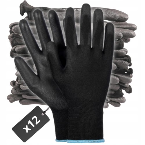 Rękawice robocze Poliuretanowe ULTRA MANUALNE POLIURETAN MECHANIK 12 par