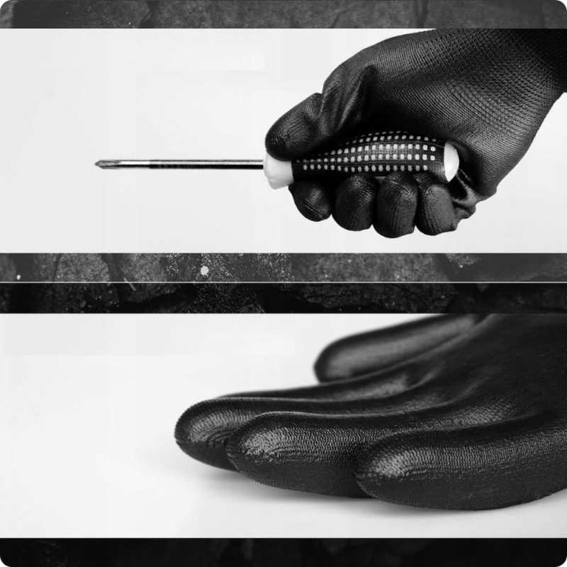 Rękawice robocze Poliuretanowe ULTRA MANUALNE POLIURETAN MECHANIK 12 par