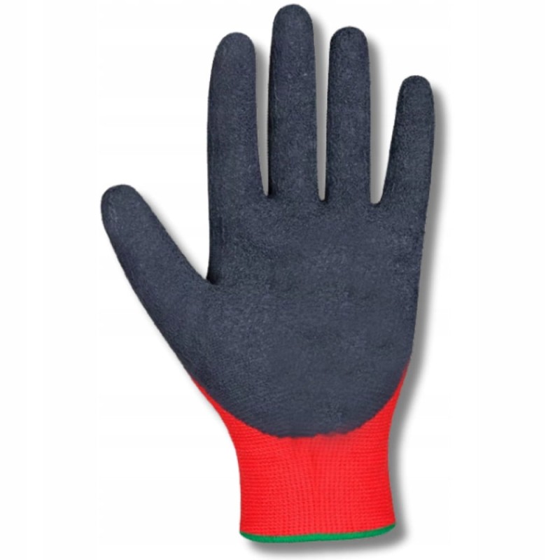 MOCNE Rękawice robocze 11 XXL LATEKS Rękawiczki LATEX lateksowe x12 par