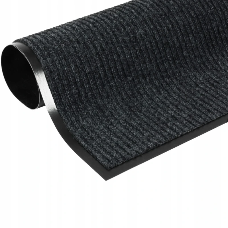 Wycieraczka pod drzwi 90x150 gumowa PVC Mata Zewnętrzna Wewnętrzna CZARNA