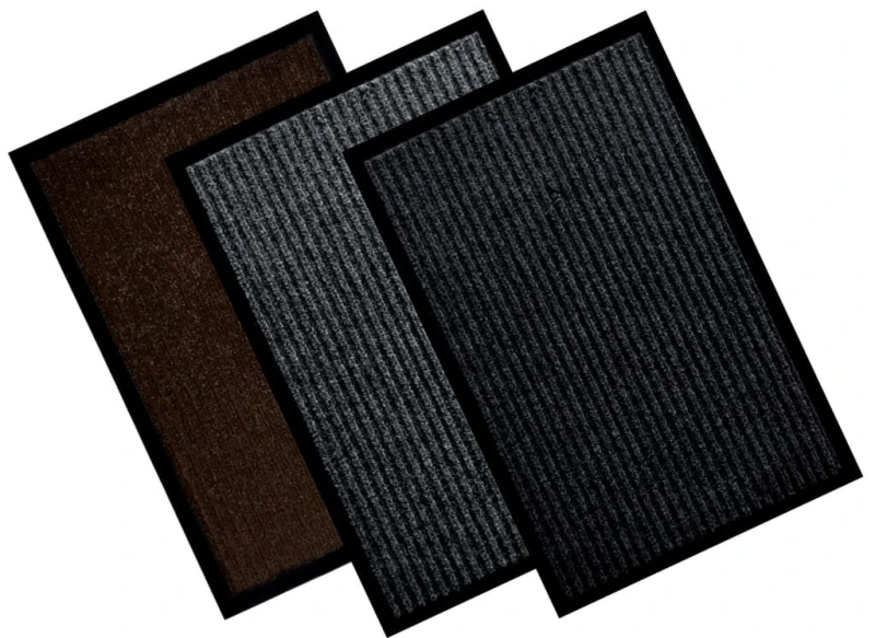 Wycieraczka pod drzwi 90x150 gumowa PVC Mata Zewnętrzna Wewnętrzna CZARNA