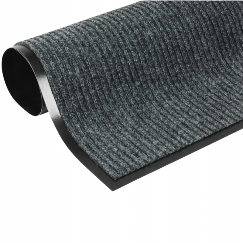 Wycieraczka pod drzwi 90x150 gumowa PVC Mata Zewnętrzna Wewnętrzna Szara