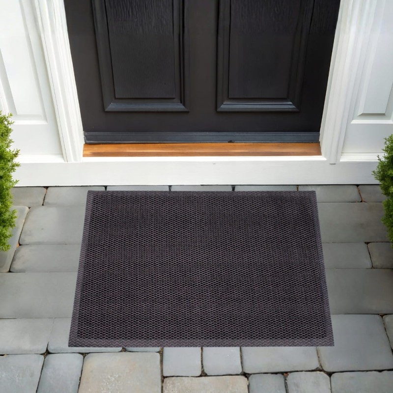 Wycieraczka Pod Drzwi Wejściowa 3D PCV Mata Antypoślizgowa 40x60cm Siatka