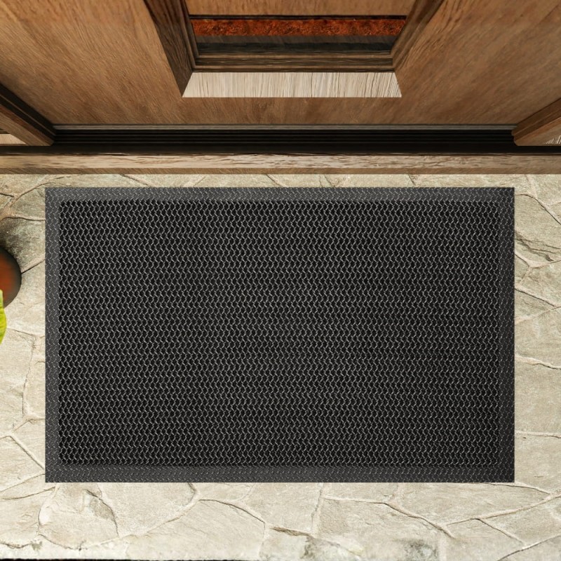 Wycieraczka Pod Drzwi Wejściowa 3D PCV Mata Antypoślizgowa 40x60cm Siatka
