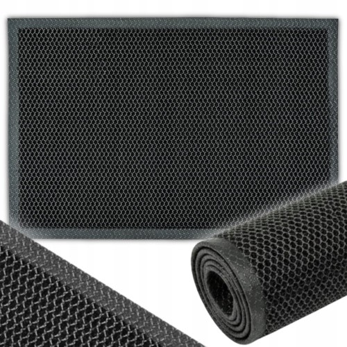 Wycieraczka Pod Drzwi Wejściowa 3D PCV Mata Antypoślizgowa 60x90cm Siatka