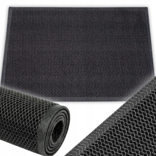 Wycieraczka Pod Drzwi Wejściowa 3D PCV Mata Antypoślizgowa 90x150cm Siatka