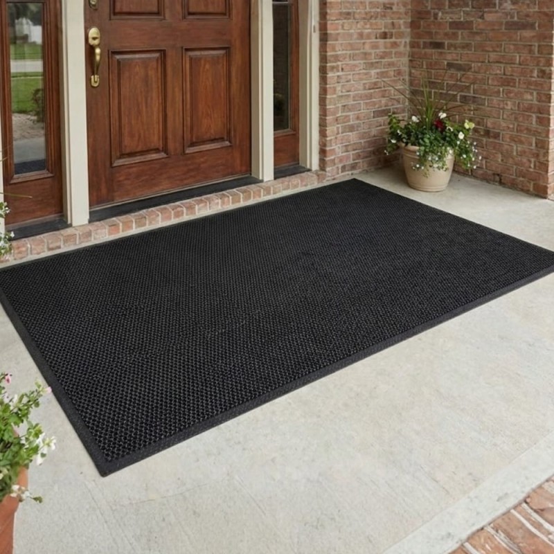 Wycieraczka Pod Drzwi Wejściowa 3D PCV Mata Antypoślizgowa 90x150cm Siatka