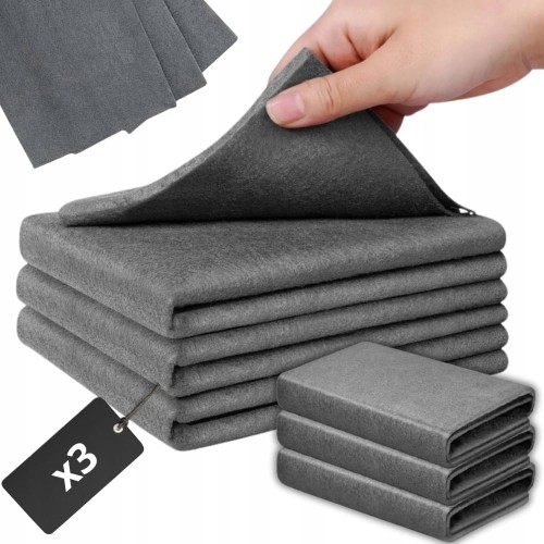 Magiczne ściereczki szmatki do mycia szyb okien bez smug 30x30cm 3 szt