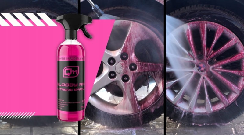 Płyn Do Mycia Czyszczenia Felg Deironizer Krwawa Felga 750ml Z Atomizerem