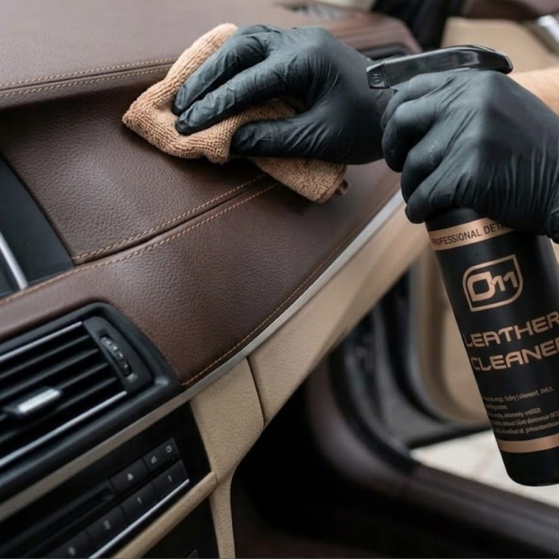 Mleczko Środek Do Czyszczenia Skóry I Elementów Skórzanych 750ml + Atomizer