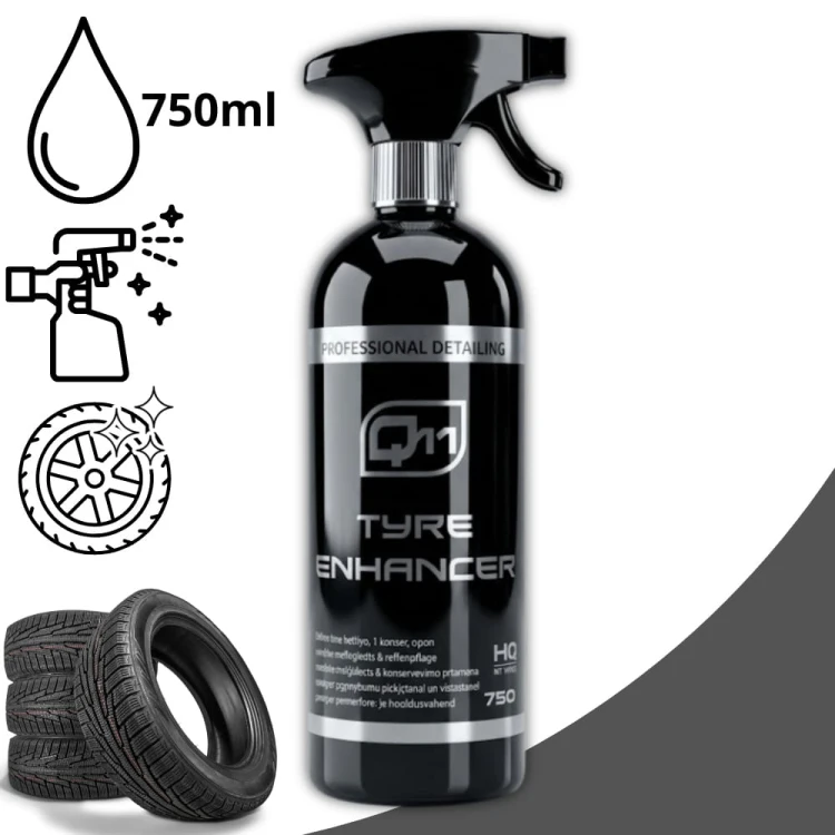 Czernidło Do Opon Dressing Do Nabłyszczania I Konserwacji 750 ML Atomizer