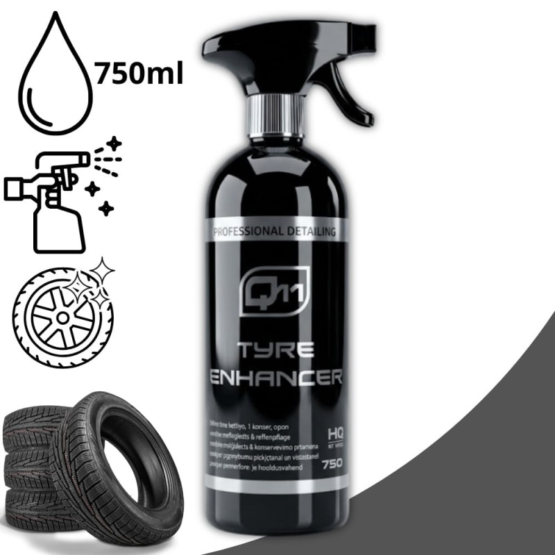 Czernidło Do Opon Dressing Do Nabłyszczania I Konserwacji 750 ML Atomizer